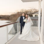 She Sat Behind Him in Geometry Class—16 Years Later, They Had a Classy Christmas Vibes Wedding at the Mill Lakeside Manor