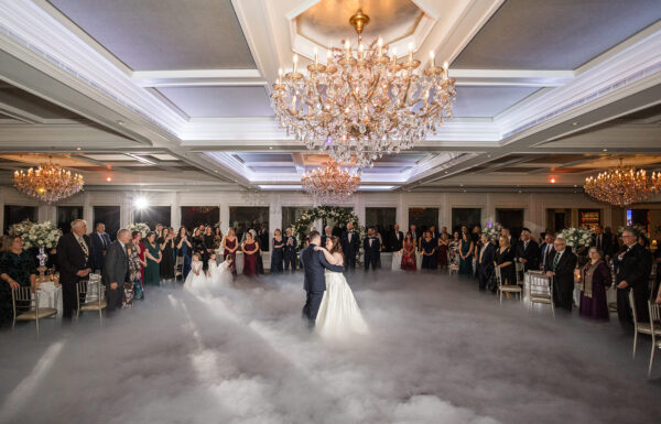 She Sat Behind Him in Geometry Class—16 Years Later, They Had a Classy Christmas Vibes Wedding at the Mill Lakeside Manor