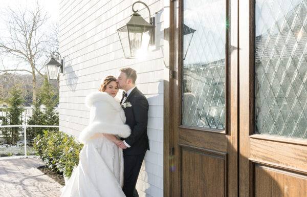 She Sat Behind Him in Geometry Class—16 Years Later, They Had a Classy Christmas Vibes Wedding at the Mill Lakeside Manor