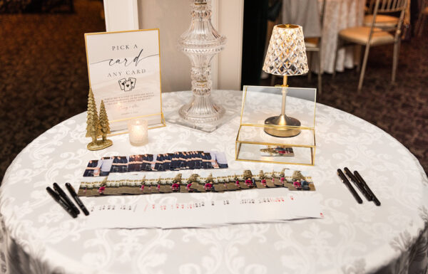 She Sat Behind Him in Geometry Class—16 Years Later, They Had a Classy Christmas Vibes Wedding at the Mill Lakeside Manor