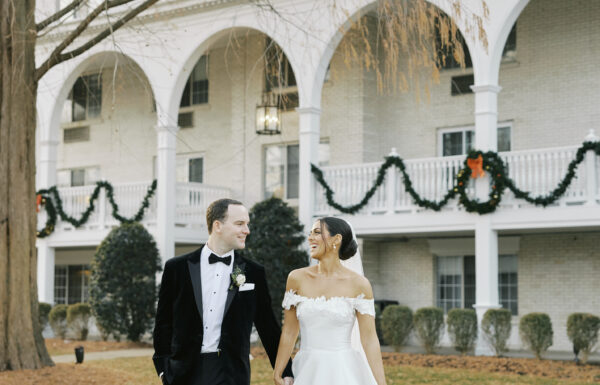 A Winter Wedding With a Very Merry Dance Floor