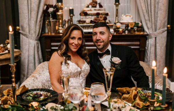 A Dark and Moody Fall Wedding With All the Bookish Touches