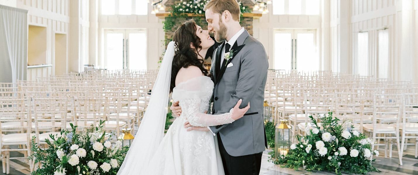 Delicate Touches of Greenery Created an Ethereal Vibe at a Cozy and Rustic Venue