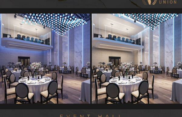 Titan Union Event Center Titan Union Event Center is a modern, multi-level wedding venue in Union, New Jersey. Gallery 7