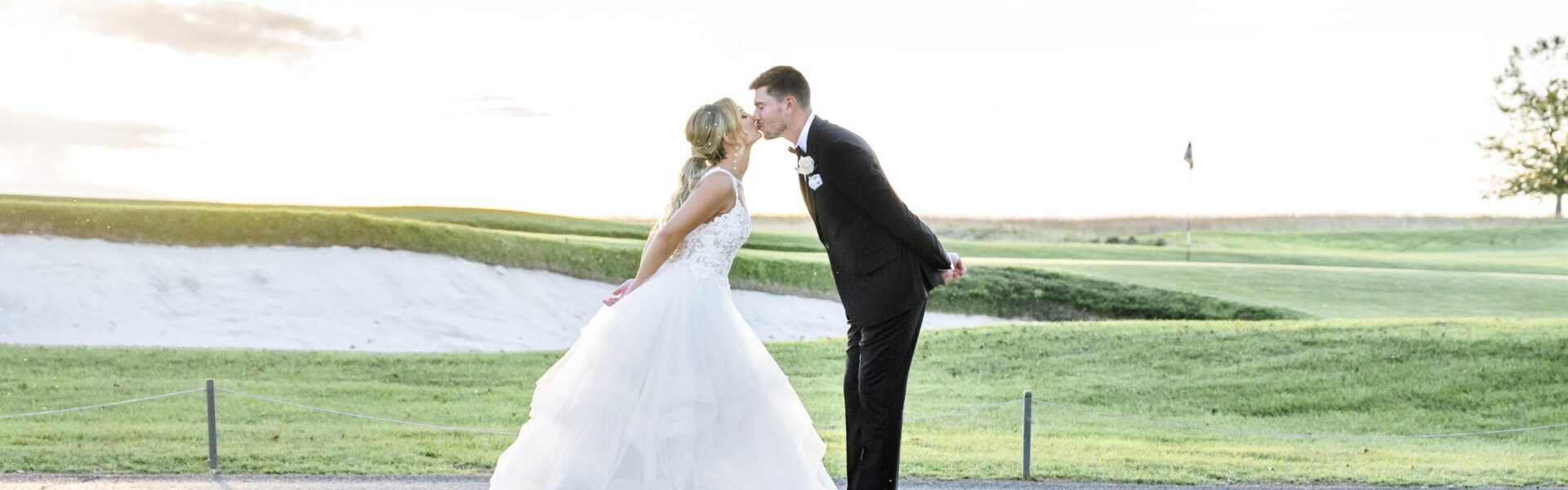 Black, White and a Hint of Rose Gold at This NJ Wedding