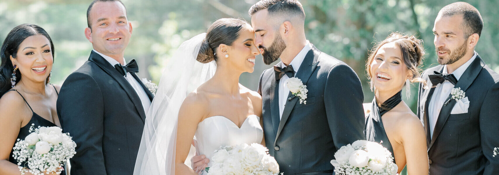 These High School Sweethearts Tied the Knot in a Beautiful Spring Estate Wedding