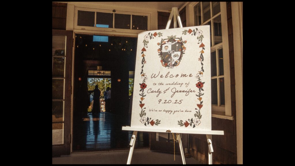 A wedding at the Water Witch Club.