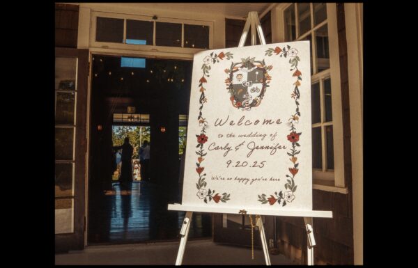 A wedding at the Water Witch Club.
