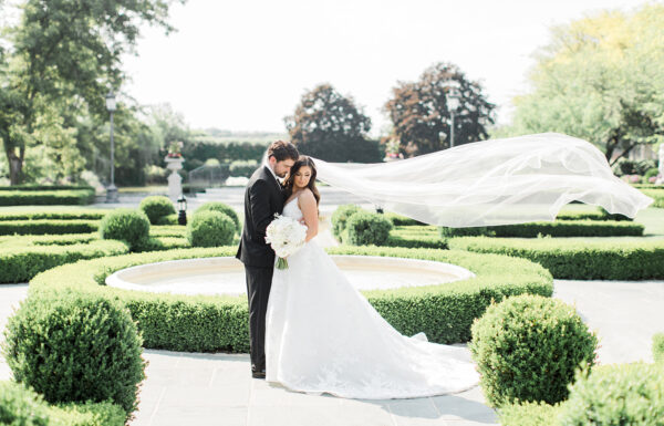 A Romantic Park Chateau Wedding With Blush Florals