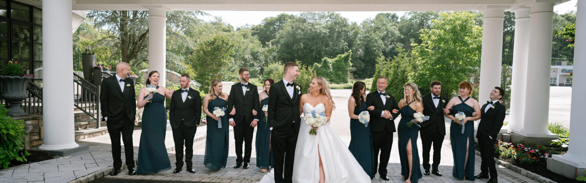 A Southern Charm-Style Wedding With Pops of Pale Blue