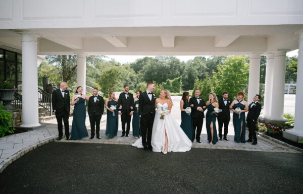 A Southern Charm-Style Wedding With Pops of Pale Blue