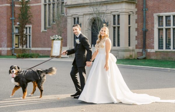 This Couple’s Dog Played a Special Role in Their Stunning Natirar Wedding