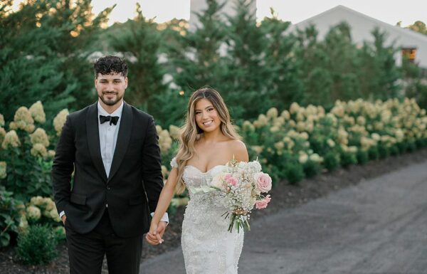Pink, Gold and Plenty of Style at This Renault Winery Wedding