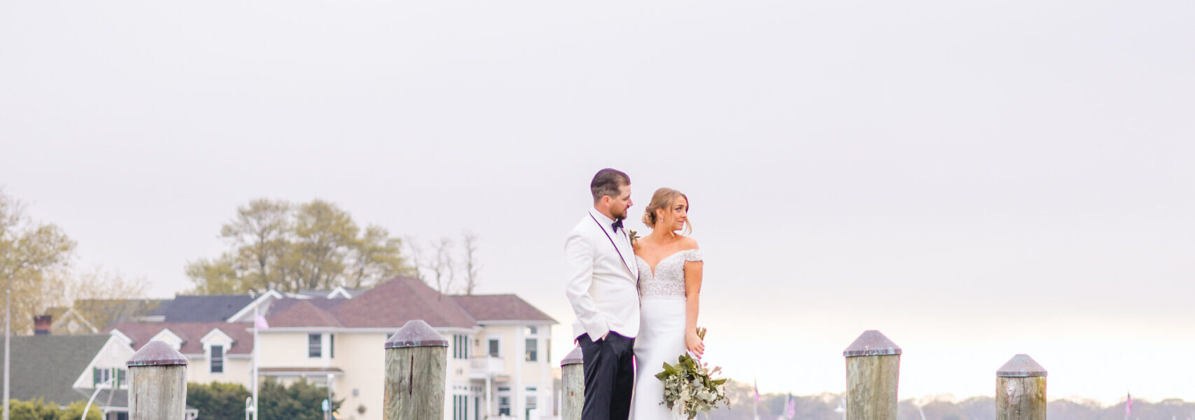 This Shore Wedding Featured Lots of Coastal Blues and Grays