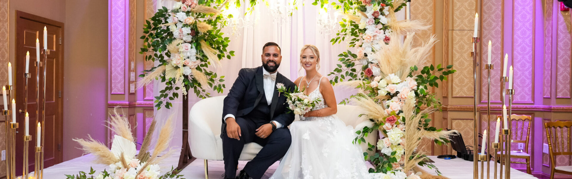 An Indian-American Wedding with Boho-Chic Flair