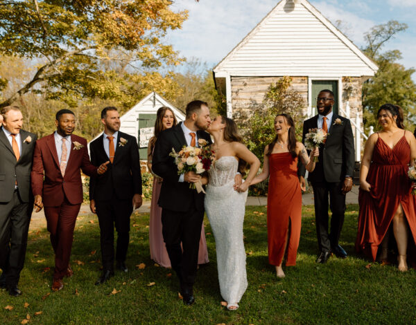 A rustic wedding at Johnson's Locust Hall Farm in NJ.