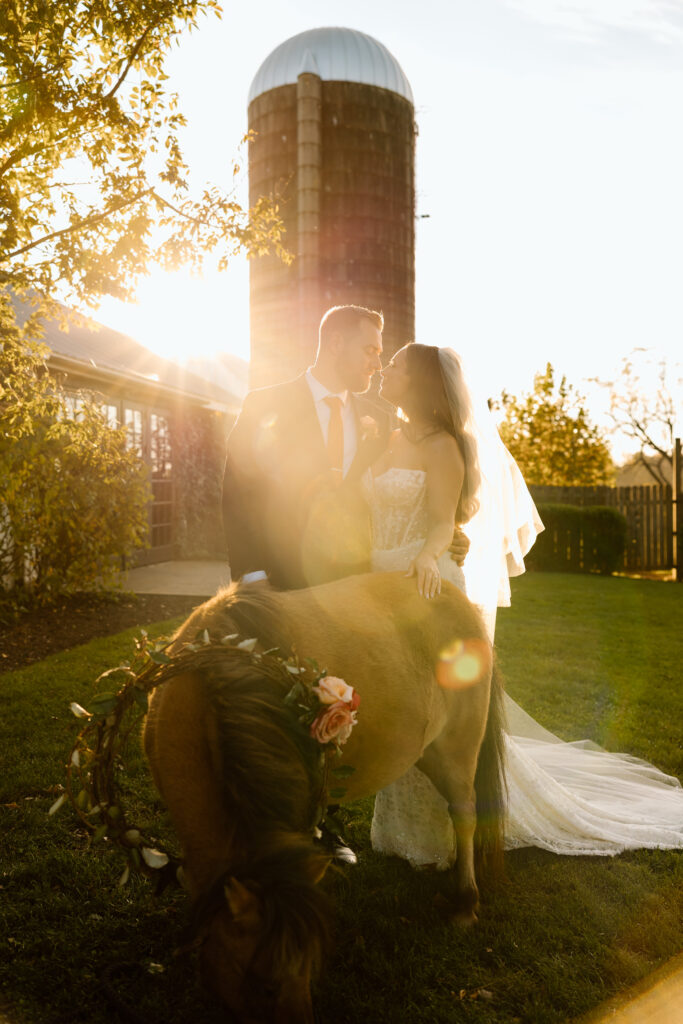 A rustic wedding at Johnson's Locust Hall Farm in NJ.