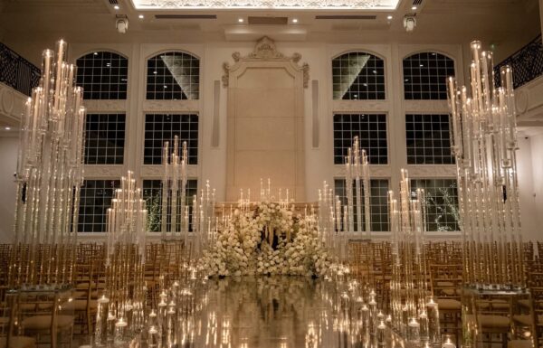 A Black-Tie Winter Wedding of Timeless Elegance