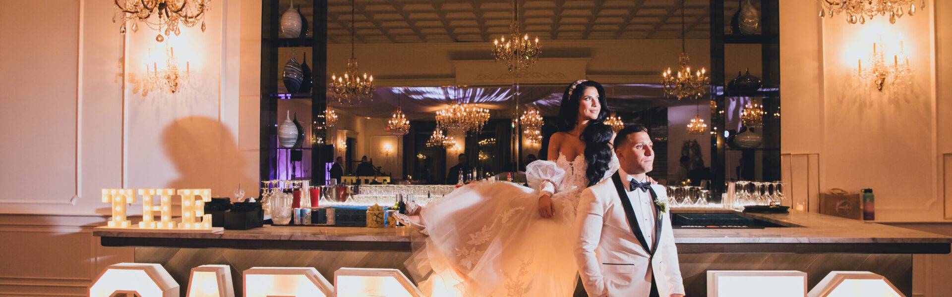 An Elegant Black and White Aesthetic Added to a Romantic Day