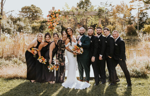 A wedding at Farm on Main in West Creek NJ.