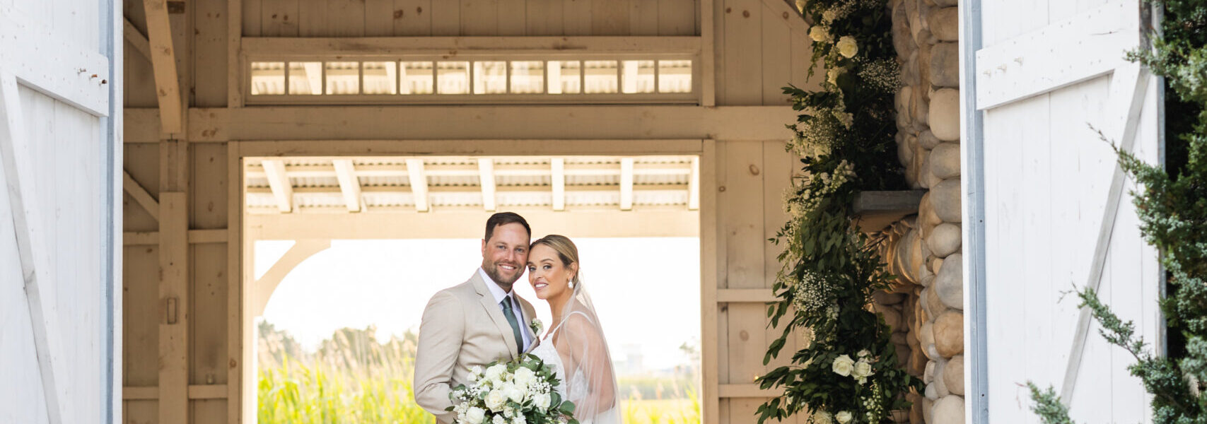 This Shore-Loving Couple Had a Sea Glass Seating Chart at Their Wedding