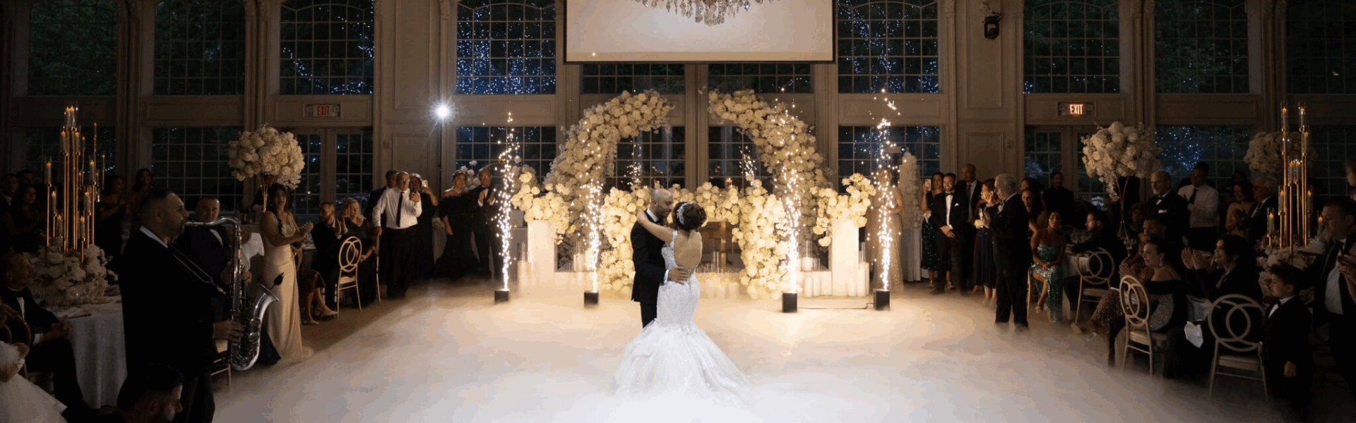 An Elegant Opulent Reception With a Gelato & Espresso Truck