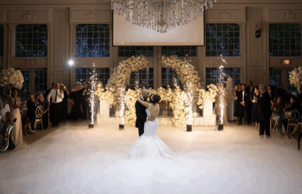 An Elegant Opulent Reception With a Gelato & Espresso Truck