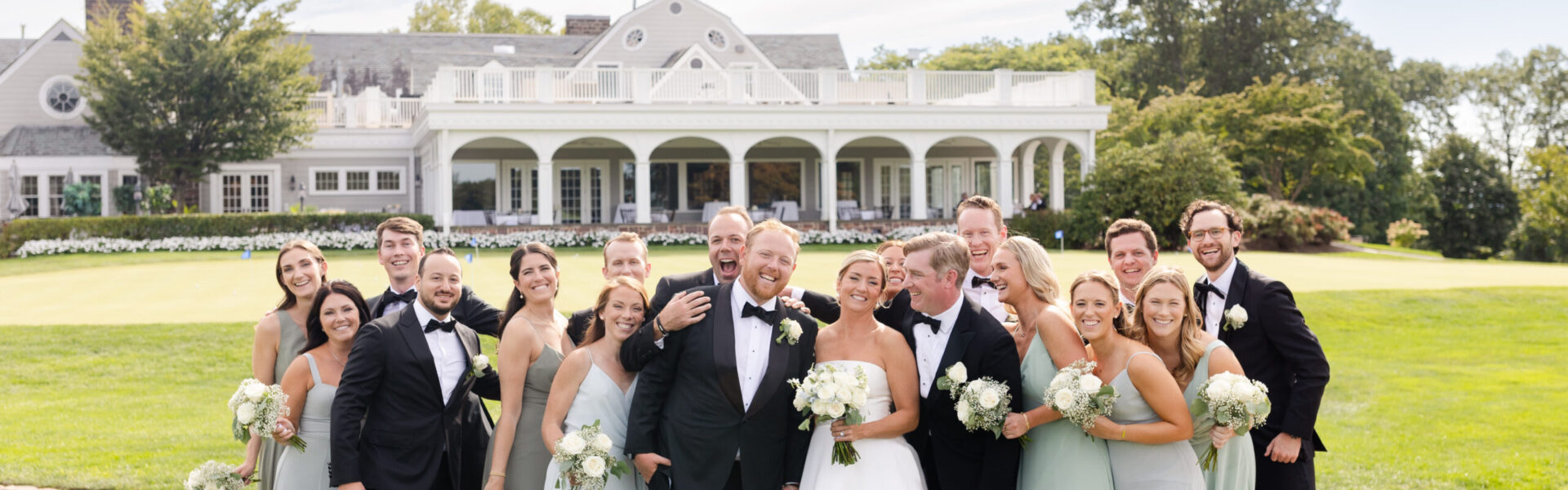 These Golf Lovers Had a ‘Garden Party’ Wedding at Hackensack Golf Club