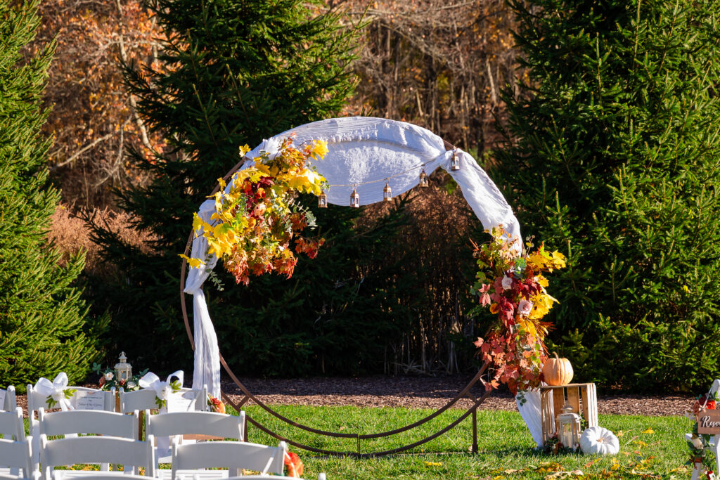 A rustic fall wedding at the Barn at Perona Farms in Andover NJ.