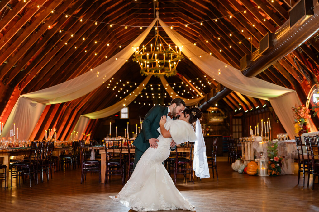 A rustic fall wedding at the Barn at Perona Farms in Andover NJ.