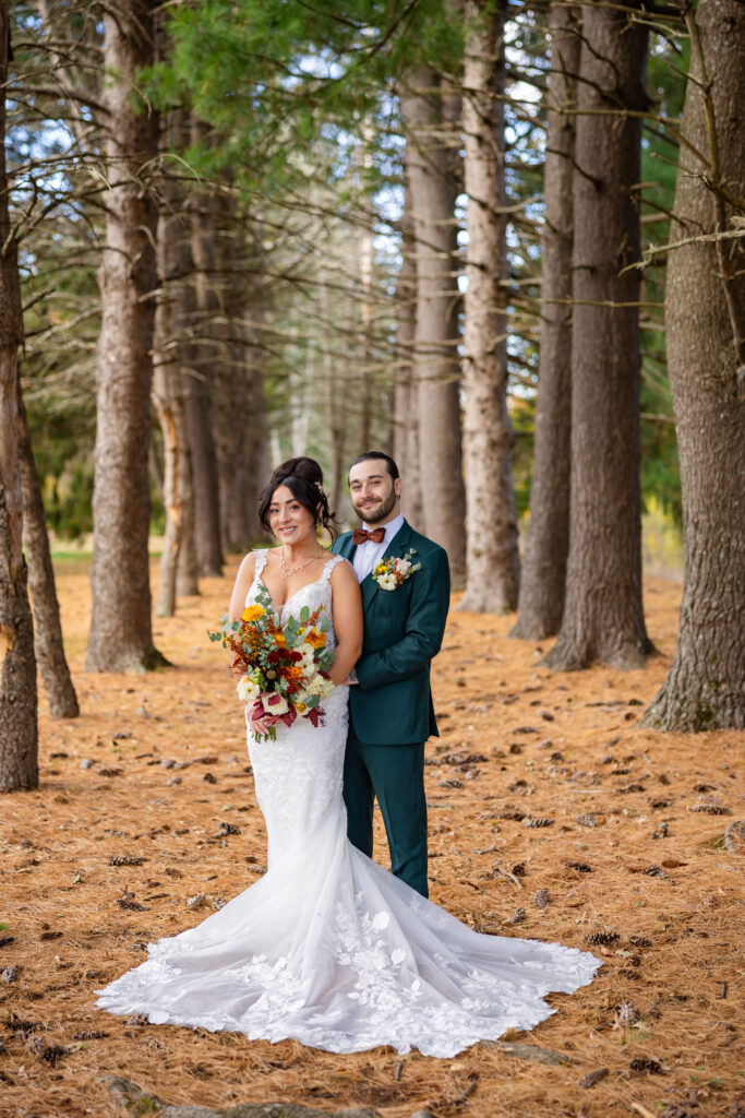 A rustic fall wedding at the Barn at Perona Farms in Andover NJ.
