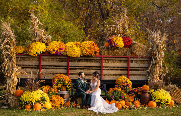 A rustic fall wedding at the Barn at Perona Farms in Andover NJ.