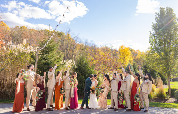 A rustic fall wedding at the Barn at Perona Farms in Andover NJ.