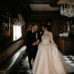 The wedding of Traditional Irish Performers, a Guinness Station & Dramatic Candlelight at Park Savoy Ballroom wedding at the Park Savoy Estate at Florham Park NJ with tons of Irish details like a green cake, Guinness station and Irish step dancers. Gallery 3