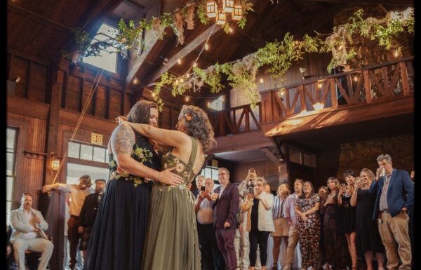 A wedding at the Water Witch Club.
