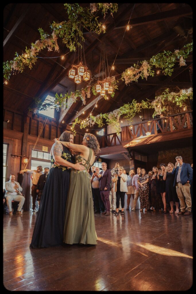 A wedding at the Water Witch Club.