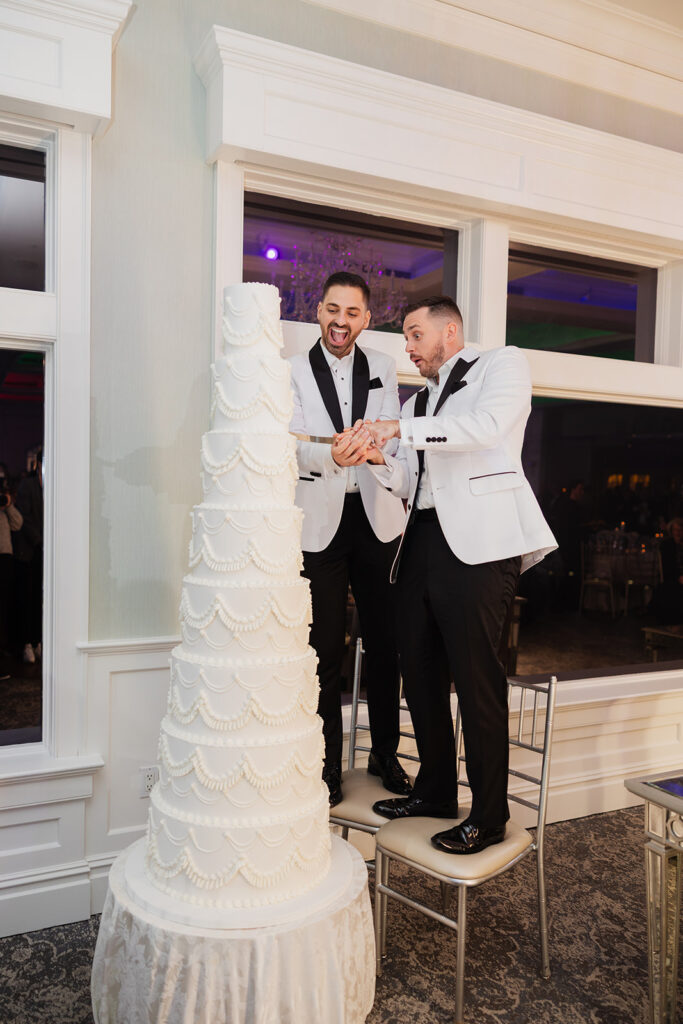 A wedding at Clarks Landing Yacht Club in Point Pleasant NJ.
