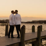 Two Proposals, a Six-Foot Surprise Cake, & a New Year’s Eve Wedding at Clarks Landing Yacht Club
