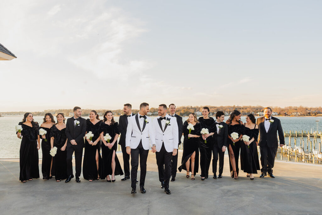 A wedding at Clarks Landing Yacht Club in Point Pleasant NJ.