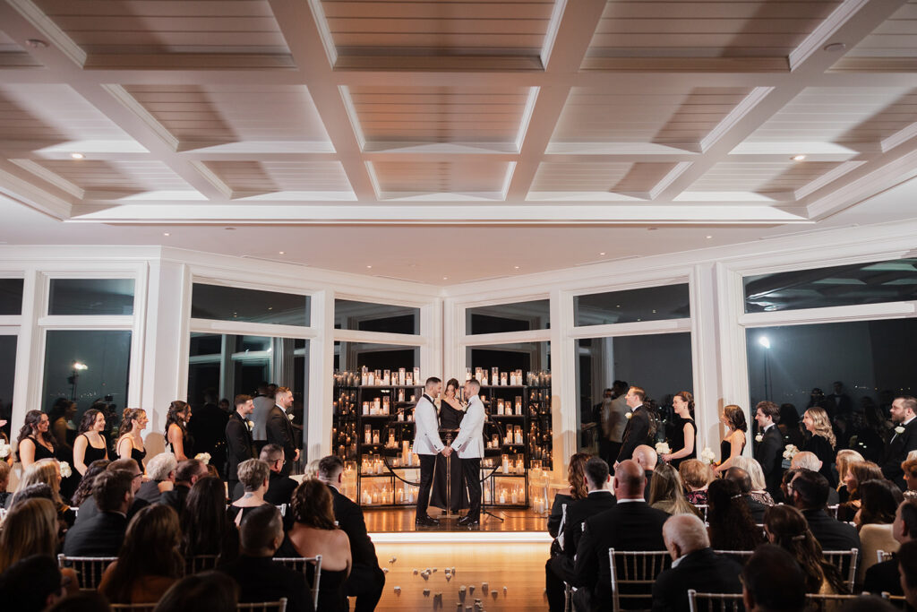A wedding at Clarks Landing Yacht Club in Point Pleasant NJ.