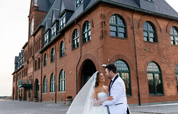 He Got Married Steps from Where His Great-Grandfather First Arrived in America