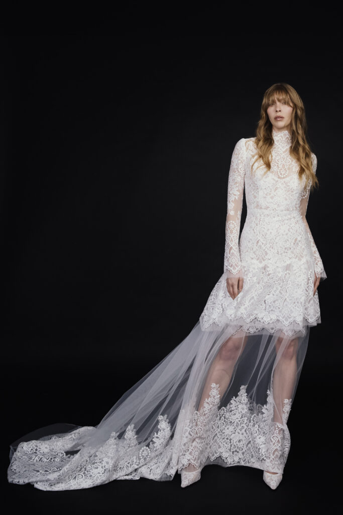 Jaclyn Whyte Spring 2027 gowns during New York Bridal Fashion Week.