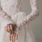 Justin Alexander Fall 2027 gowns during New York Bridal Fashion Week.