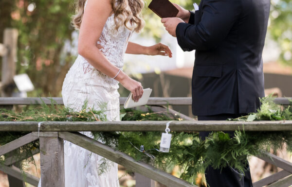 A wedding at the Inn at Millrace Pond in Hope NJ.