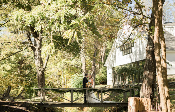 A wedding at the Inn at Millrace Pond in Hope NJ.
