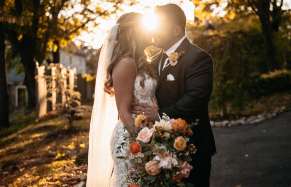A wedding at the Inn at Millrace Pond in Hope NJ.
