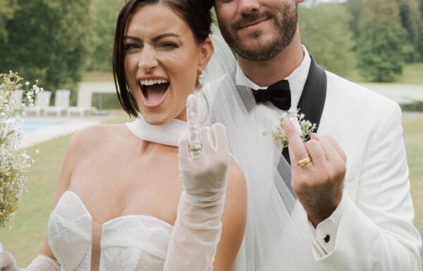 A wedding at an Airbnb in Malvern, Pennsylvania.