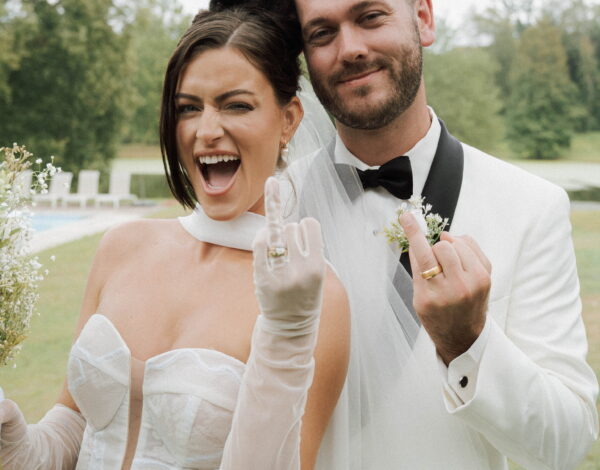 A wedding at an Airbnb in Malvern, Pennsylvania.