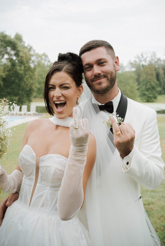 A wedding at an Airbnb in Malvern, Pennsylvania.