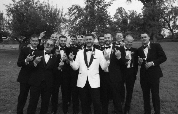 A wedding at an Airbnb in Malvern, Pennsylvania.